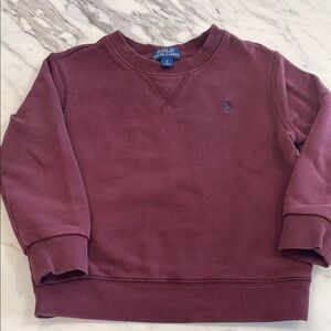 Polo by Ralph Lauren Maroon Crewneck